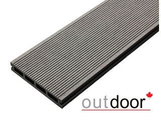 Террасная доска ДПК Outdoor 150*25*4000 мм. OLD WOOD/вельвет графит