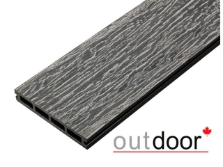 Террасная доска ДПК Outdoor 150*25*4000 мм. OLD WOOD/вельвет графит