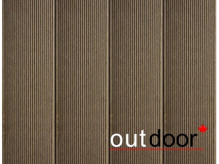 Террасная доска ДПК Outdoor 150*25*3000 мм. браш/вельвет темно-коричневая