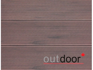 Террасная доска ДПК Outdoor 150*25*3000 мм. вельвет/шлифованная коричневая микс