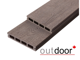 Террасная доска ДПК Outdoor 3D 150*25*3000 мм. NEVADA/CALIFORNIA BROWN коричневая микс