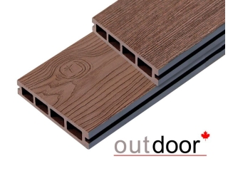 Террасная доска ДПК Outdoor 3D 150*25*4000 мм. STORM/OCEAN BROWN коричневая микс