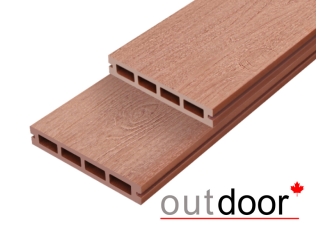 Террасная доска ДПК Outdoor 3D 150*25*4000 мм. NEVADA/CALIFORNIA  красное дерево