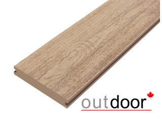 Террасная доска ДПК Outdoor 3D 140*25*3000 мм. полнотелая NEVADA/CALIFORNIA BROWN дуб