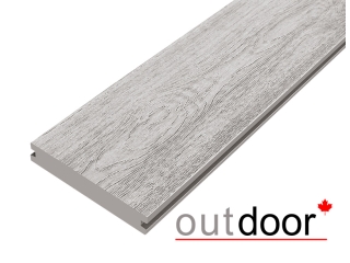 Террасная доска ДПК Outdoor 3D 140*25*3000 мм. полнотелая NEVADA/CALIFORNIA серая