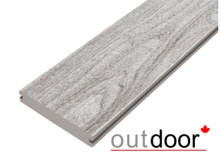 Террасная доска ДПК Outdoor 3D 140*25*3000 мм. полнотелая NEVADA/CALIFORNIA серая