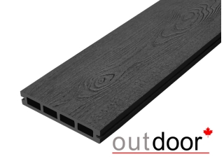 Террасная доска ДПК Outdoor 3D 150*25*4000 мм. NEVADA/CALIFORNIA черная