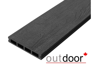 Террасная доска ДПК Outdoor 3D 150*25*4000 мм. NEVADA/CALIFORNIA черная