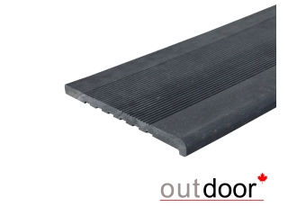 Ступень ДПК Outdoor 348*23*3000 мм полнотелая черная