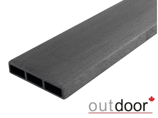 Доска заборная ДПК Outdoor 115*22*4000 мм. браш черная