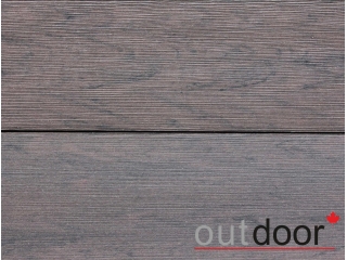 Доска заборная ДПК Outdoor 115*22*3000 мм. браш коричневая микс