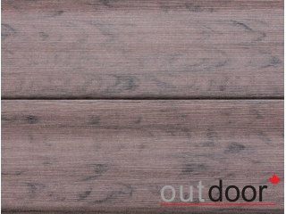 Доска заборная Ромбус ДПК Outdoor 122*22*3000 мм. браш коричневая микс