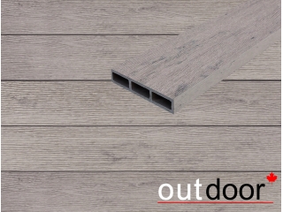 Доска заборная ДПК Outdoor 115*22*4000 мм. STORM GREY серая микс