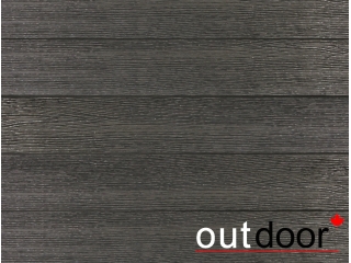 Доска ДПК Outdoor 115*22*4000 мм. STORM BLACK черная