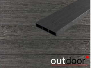 Доска ДПК Outdoor 115*22*4000 мм. STORM BLACK черная