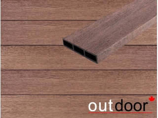 Доска заборная ДПК Outdoor 115*22*4000 мм. STORM BROWN коричневая микс