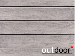 Доска Ромбус ДПК Outdoor 122*22*3000 мм. STORM GREY серая микс