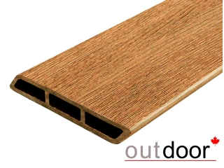 Доска Ромбус ДПК Outdoor 122*22*3000 мм. STORM дуб