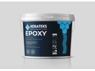 Эпоксидный кислото и щелочестойкий клей KERATEKS Epoxy