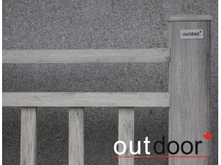 Ограждение из ДПК Outdoor "Классик плюс" 1000*1000 мм. 3D STORM GREY