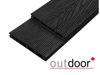 Террасная доска ДПК Outdoor 3D 150*20*3000 мм. HAVANA/вельвет черная