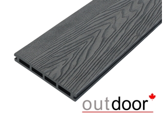 Террасная доска ДПК Outdoor 3D 150*20*3000 мм. HAVANA/вельвет графит