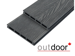 Террасная доска ДПК Outdoor 3D 150*20*3000 мм. HAVANA/вельвет графит