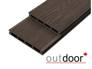 Террасная доска ДПК Outdoor 3D 150*20*3000 мм. HAVANA/вельвет мореный дуб