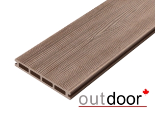 Террасная доска ДПК Outdoor 3D 150*20*3000 мм. STORM/вельвет мореный дуб