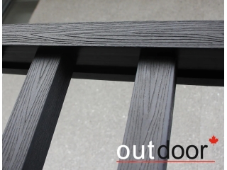 Ограждение из ДПК Outdoor "Классик плюс" 1000*1000 мм. 3D STORM BLACK