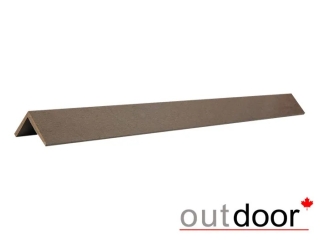 Угол завершающий ДПК Outdoor 50*50*4000 мм. шлифованный OCEAN BROWN/HAVANA BROWN, коричневый