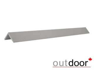 Угол завершающий ДПК Outdoor 50*50*4000 мм. шлифованный HAVANA GREY серый