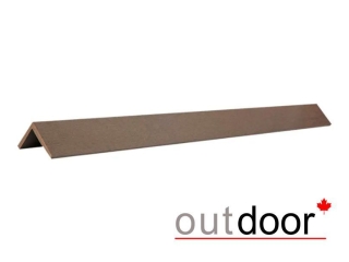 Угол завершающий ДПК Outdoor 53*53*2900 мм. шлифованный STORM/OLD WOOD BROWN темно-коричневый