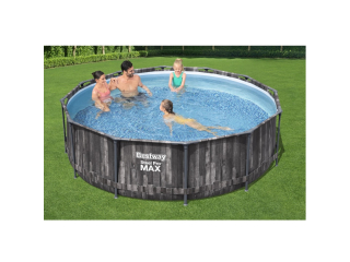 Каркасный бассейн Bestway Wood Style 5614Z с фильтром