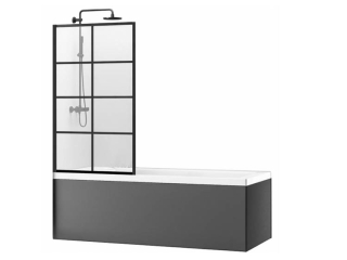 Шторка на ванную Rea Lagos-1 Fix 80 K4561