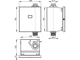 Автоматическая система туалетного смыва ASP3-K