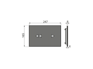 Кнопка управления бесконтактная с подсветкой NIGHT LIGHT-2