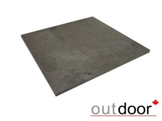 Плитка из керамогранита OUTDOOR, 600*600*20мм, темно-серая ales