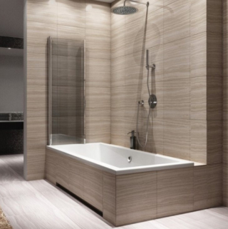 Шторка на ванную Rea Agat 2-80 W0700